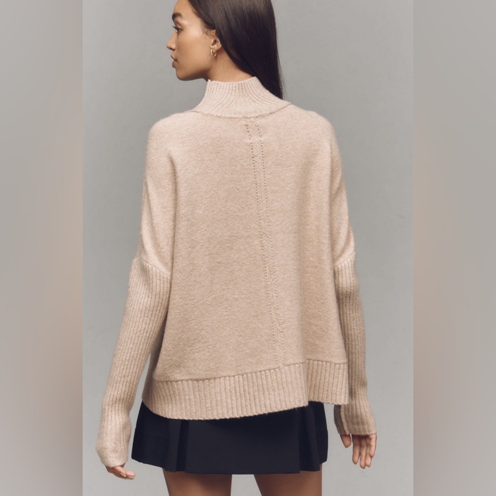 NWT The Gretchen Cozy Mock-Neck Sweater by Maeve XS - Picture 3 of 7